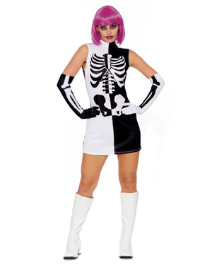 Parti Skeleton costume front