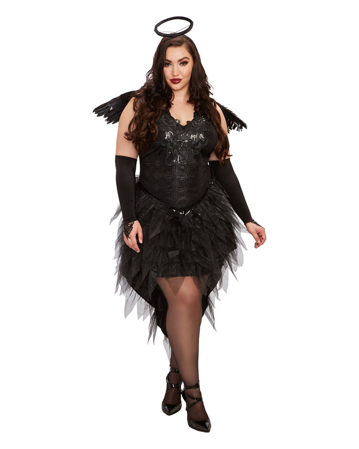 Plus Size Angel of Darkness