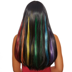 Long Straight "Hidden Rainbow" Wig