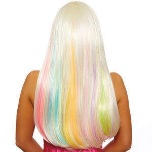Long Straight "Hidden Rainbow" Wig