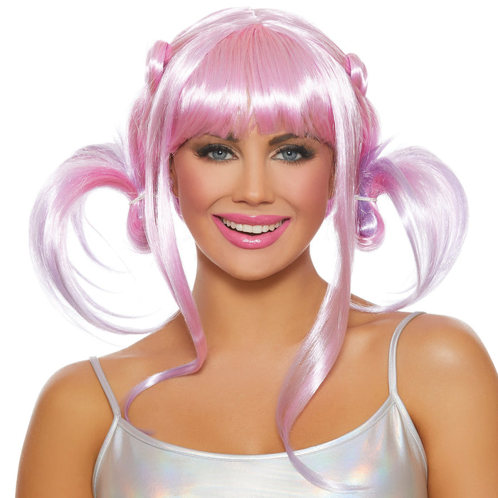 Anime Ombré Wig with Pigtails