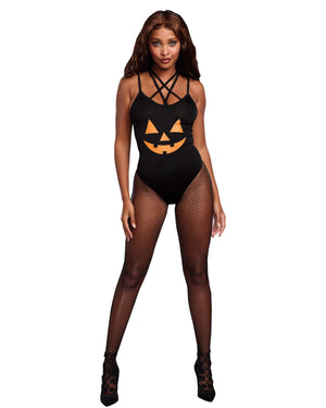 Halloween Hottie Jack-O-Lantern Bodysuit