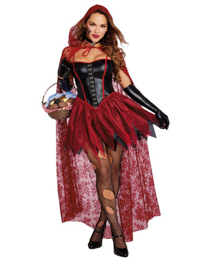 Big Bad Red Women's Costume Dreamgirl Costume 